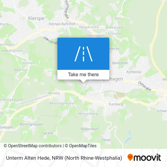 Карта Unterm Alten Hede