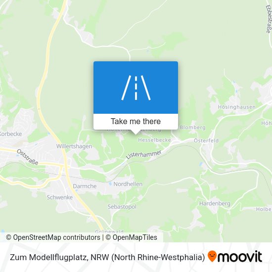 Zum Modellflugplatz map