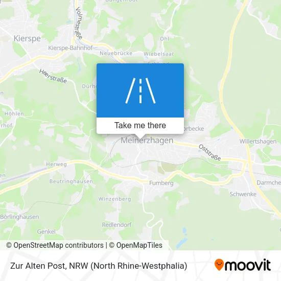 Карта Zur Alten Post