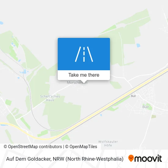 Карта Auf Dem Goldacker