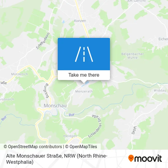 Alte Monschauer Straße map