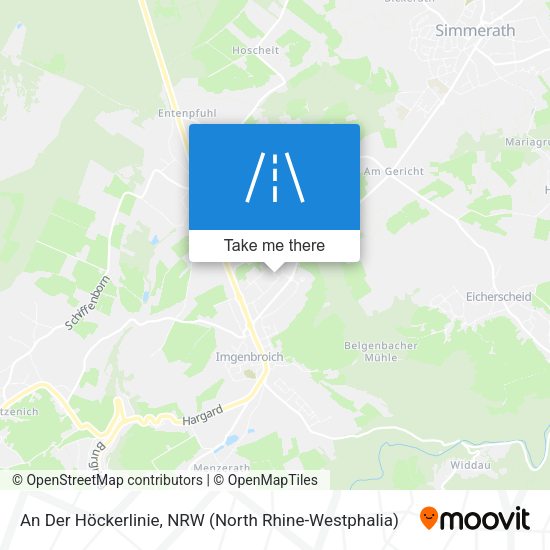 An Der Höckerlinie map