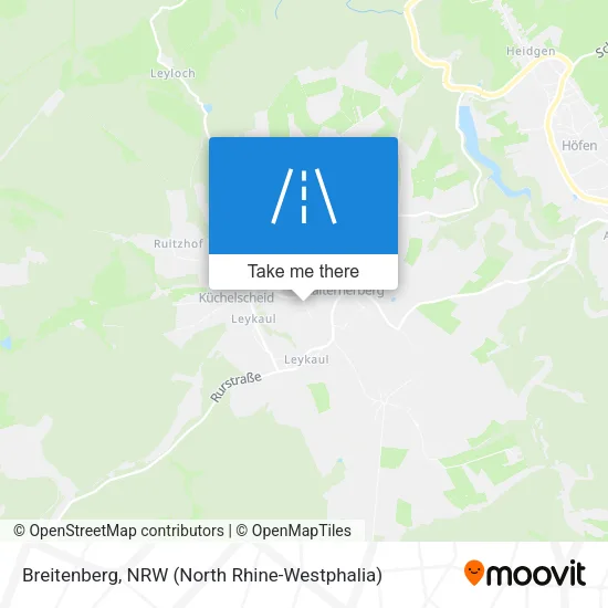 Карта Breitenberg