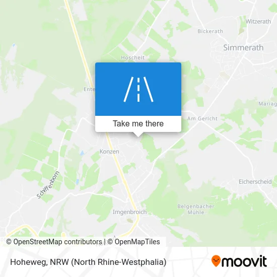 Hoheweg map