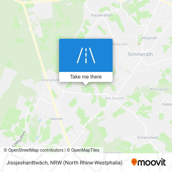 Jissjeshardtwäch map