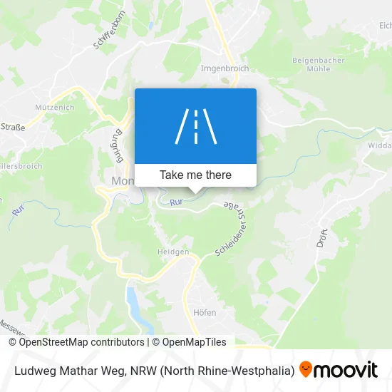 Ludweg Mathar Weg map