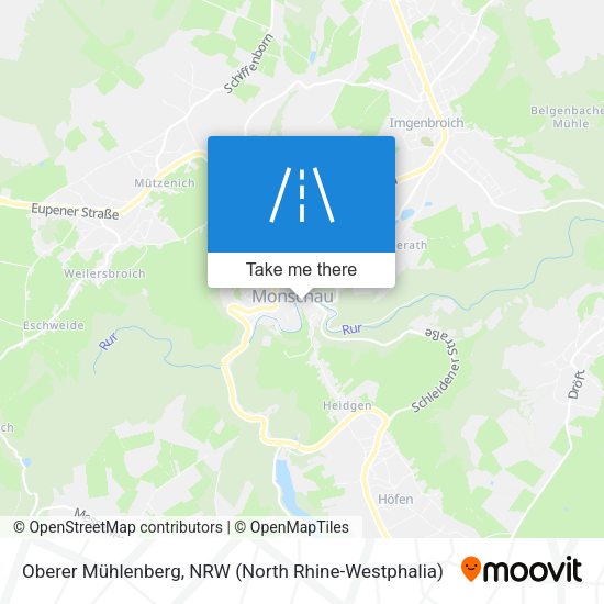 Oberer Mühlenberg map