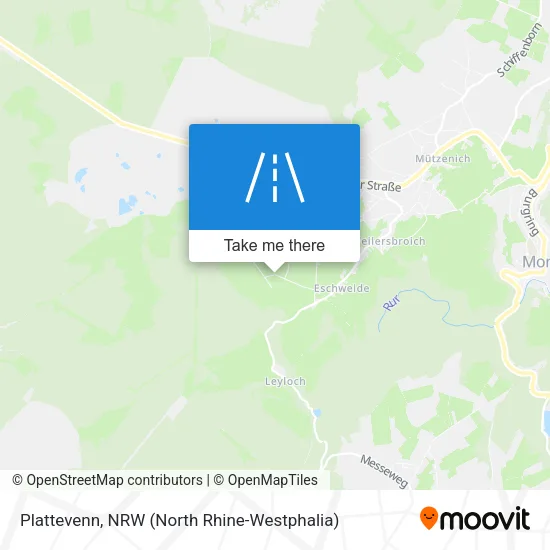 Карта Plattevenn