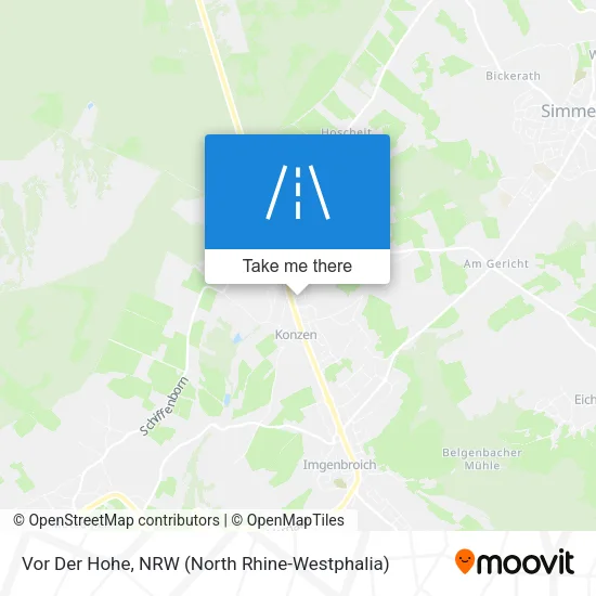Карта Vor Der Hohe