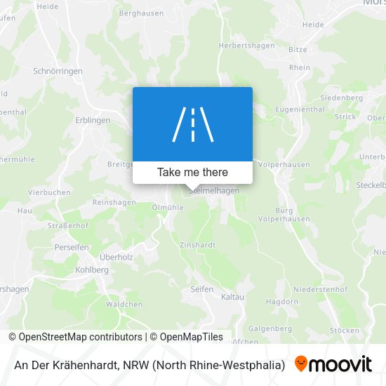 An Der Krähenhardt map