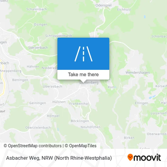 Asbacher Weg map
