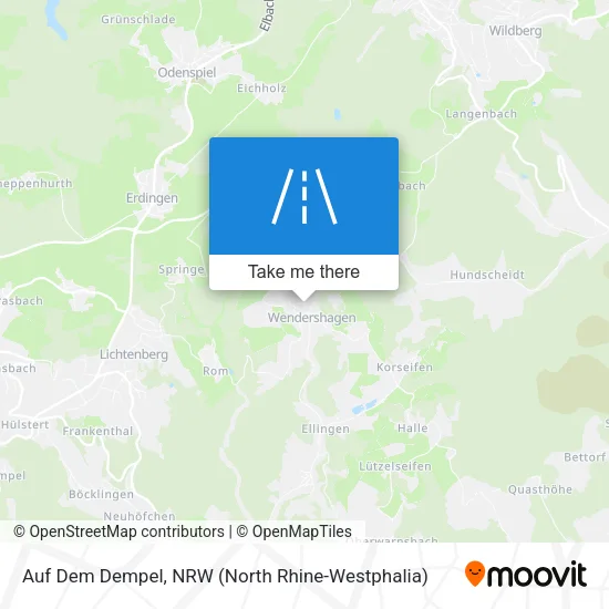 Карта Auf Dem Dempel