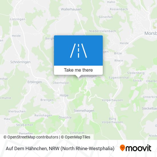 Auf Dem Hähnchen map