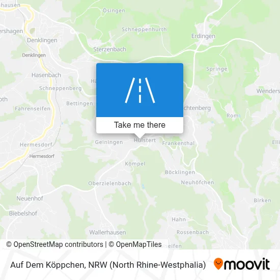Auf Dem Köppchen map