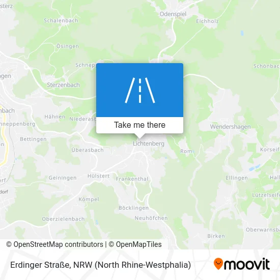 Erdinger Straße map