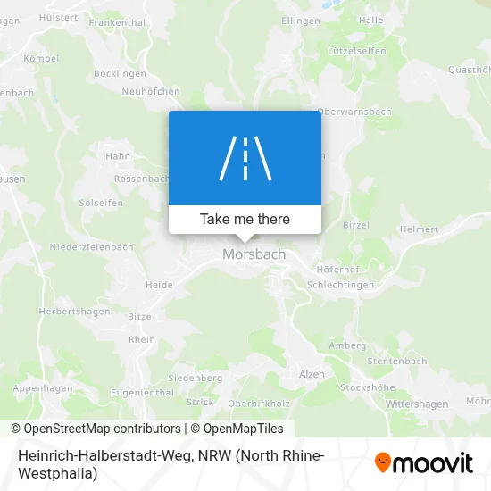 Heinrich-Halberstadt-Weg map