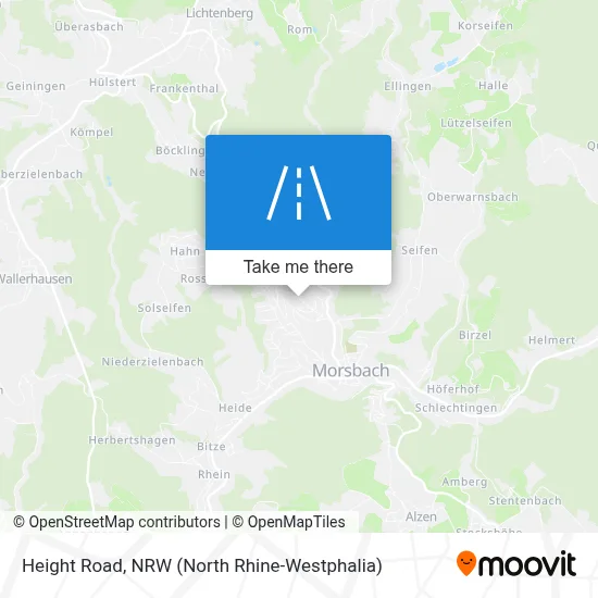 Höhenweg map