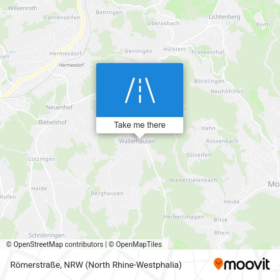 Römerstraße map