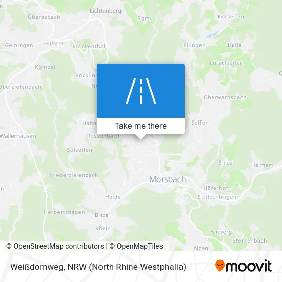 Карта Weißdornweg
