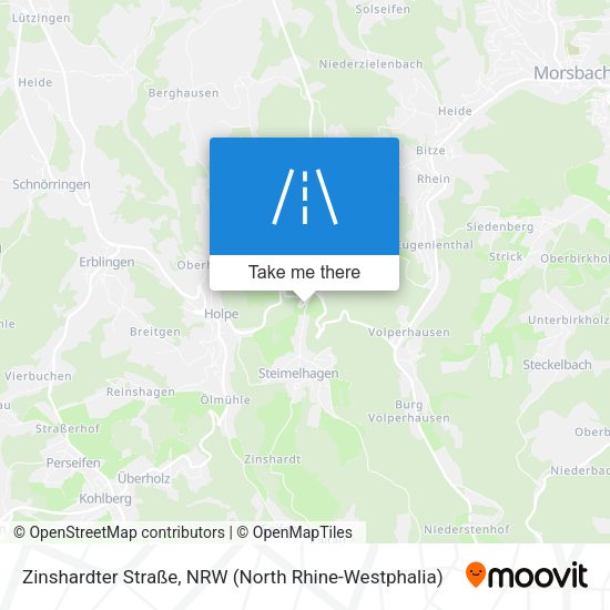 Zinshardter Straße map