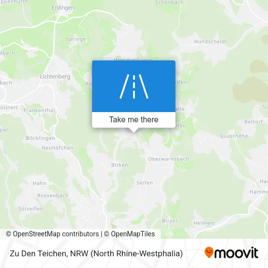 Карта Zu Den Teichen