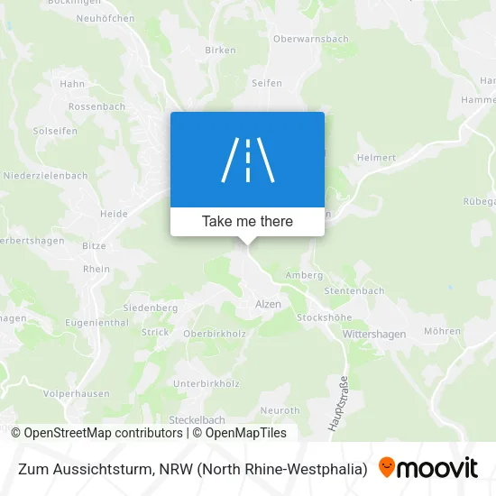 Карта Zum Aussichtsturm