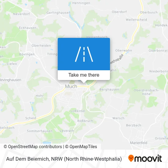 Auf Dem Beiemich map