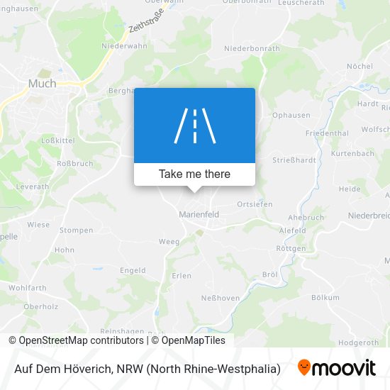 Auf Dem Höverich map