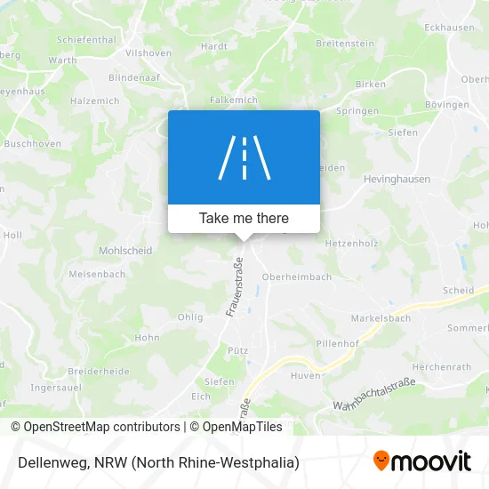 Dellenweg map