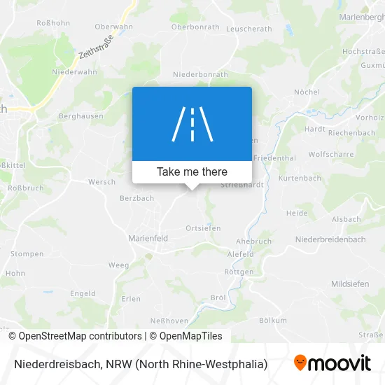 Niederdreisbach map