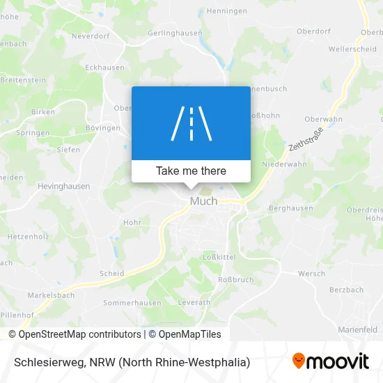 Schlesierweg map