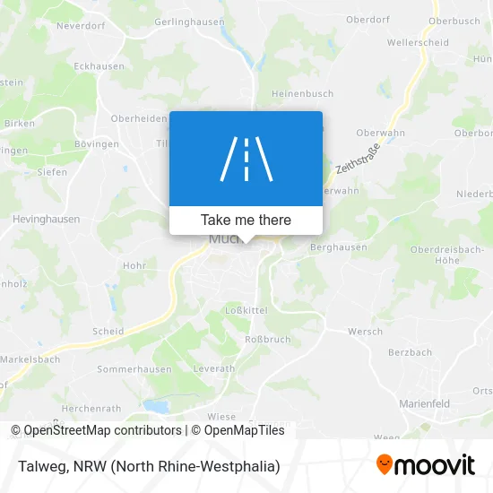 Talweg map