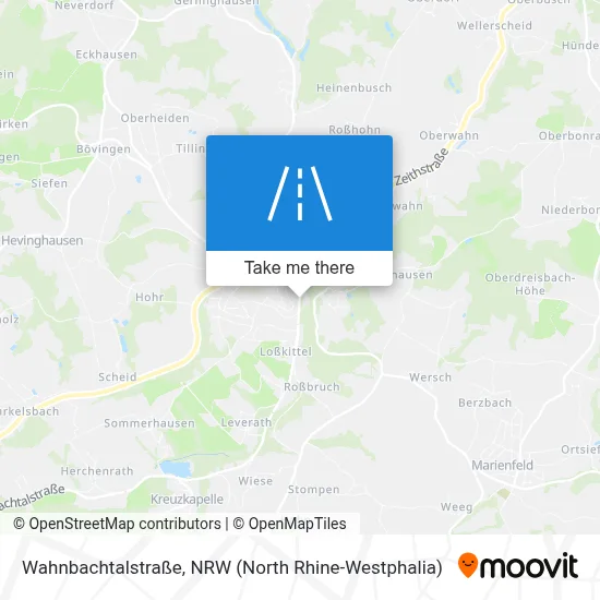 Wahnbachtalstraße map
