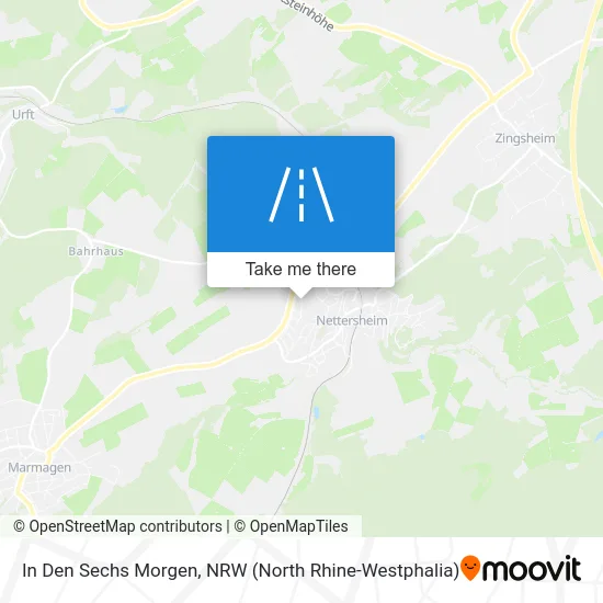 In Den Sechs Morgen map