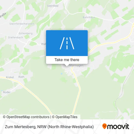 Zum Mertesberg map