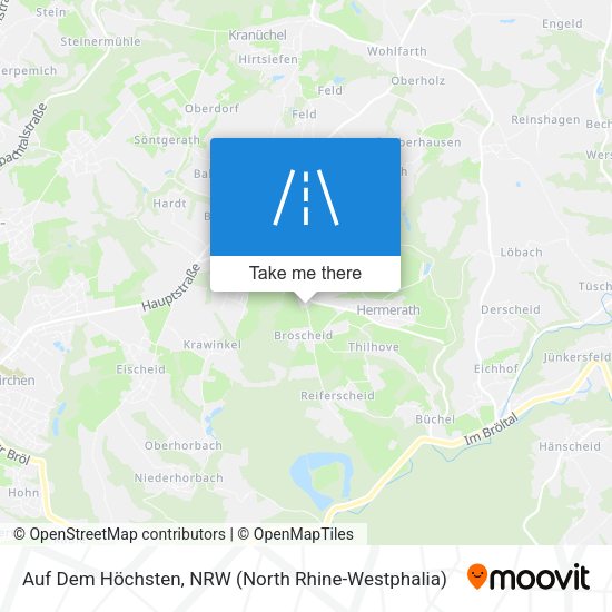 Auf Dem Höchsten map