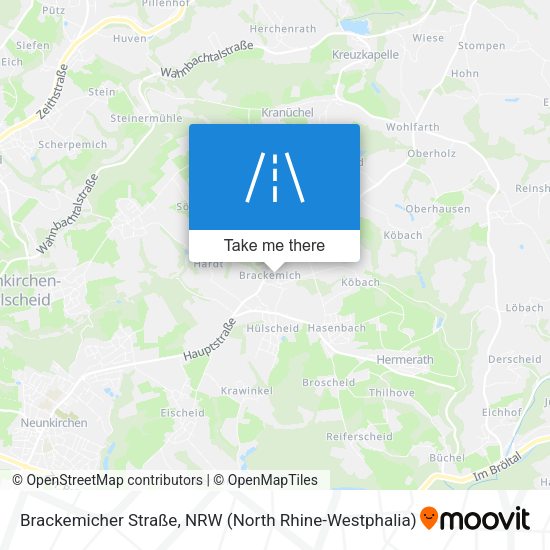 Brackemicher Straße map