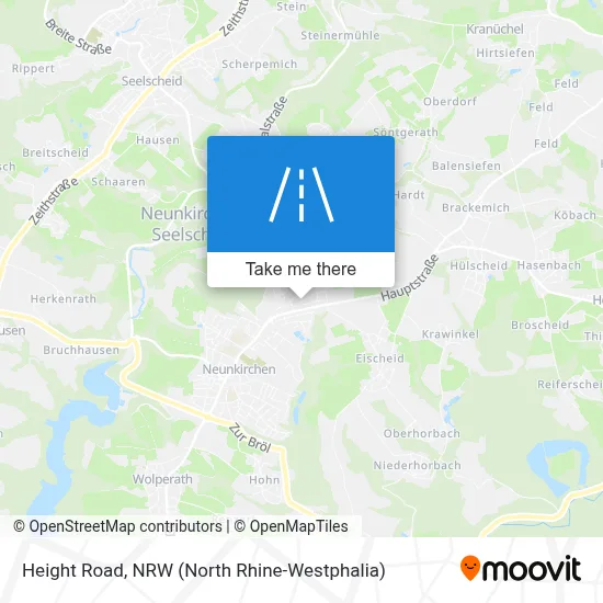 Höhenweg map