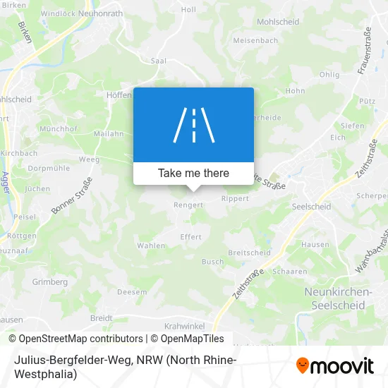 Julius-Bergfelder-Weg map