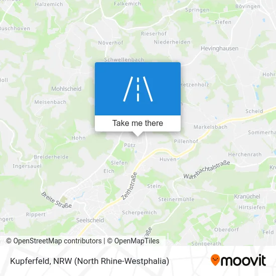 Карта Kupferfeld