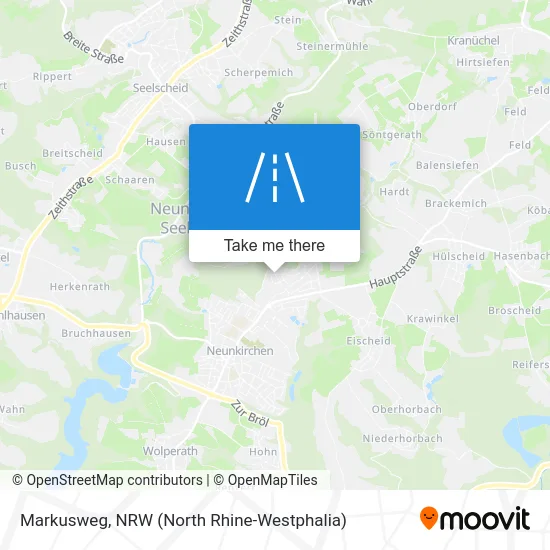 Markusweg map