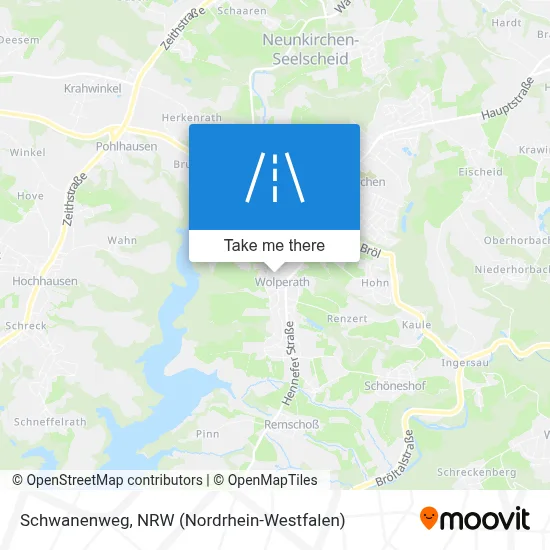 Schwanenweg map