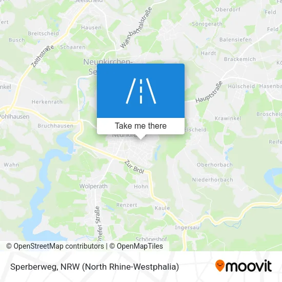 Sperberweg map