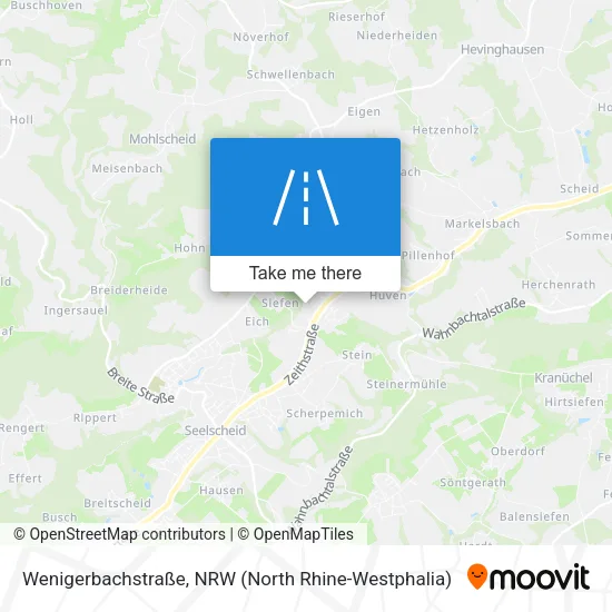Карта Wenigerbachstraße