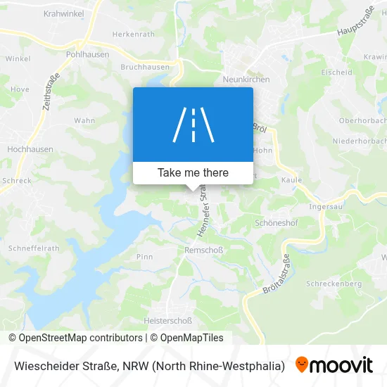 Wiescheider Straße map