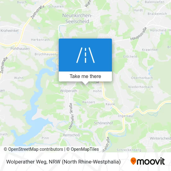 Карта Wolperather Weg