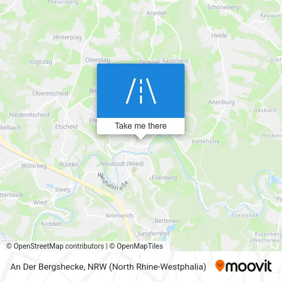 Карта An Der Bergshecke