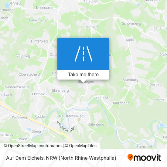 Карта Auf Dem Eichels