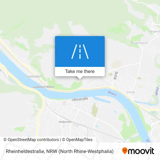 Карта Rheinheldestraße