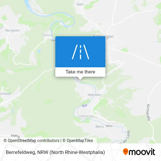 Berrefeldweg map